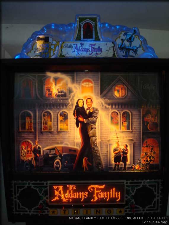 Deluxe Cloud Topper Light for Addams Family Pinball Machine