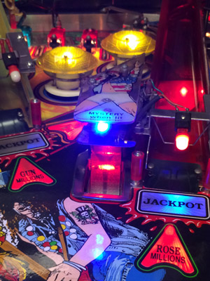 Axl Scoop Light for Guns N Roses Pinball Interactive with Game Play 